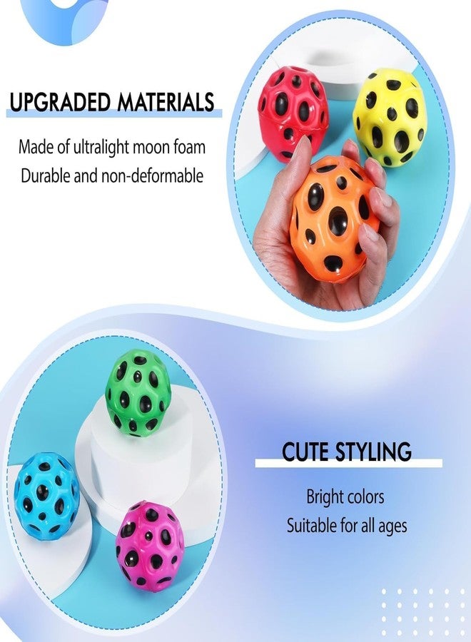 MKY Space Balls Extreme High Bouncing Ball, Rubber Bounce Ball Sensory Ball,Cool Tiktok Pop Bouncing Training Ball for Indoor Outdoor Play,Easy to Grip & Catch (Pack of 3) - Image 4